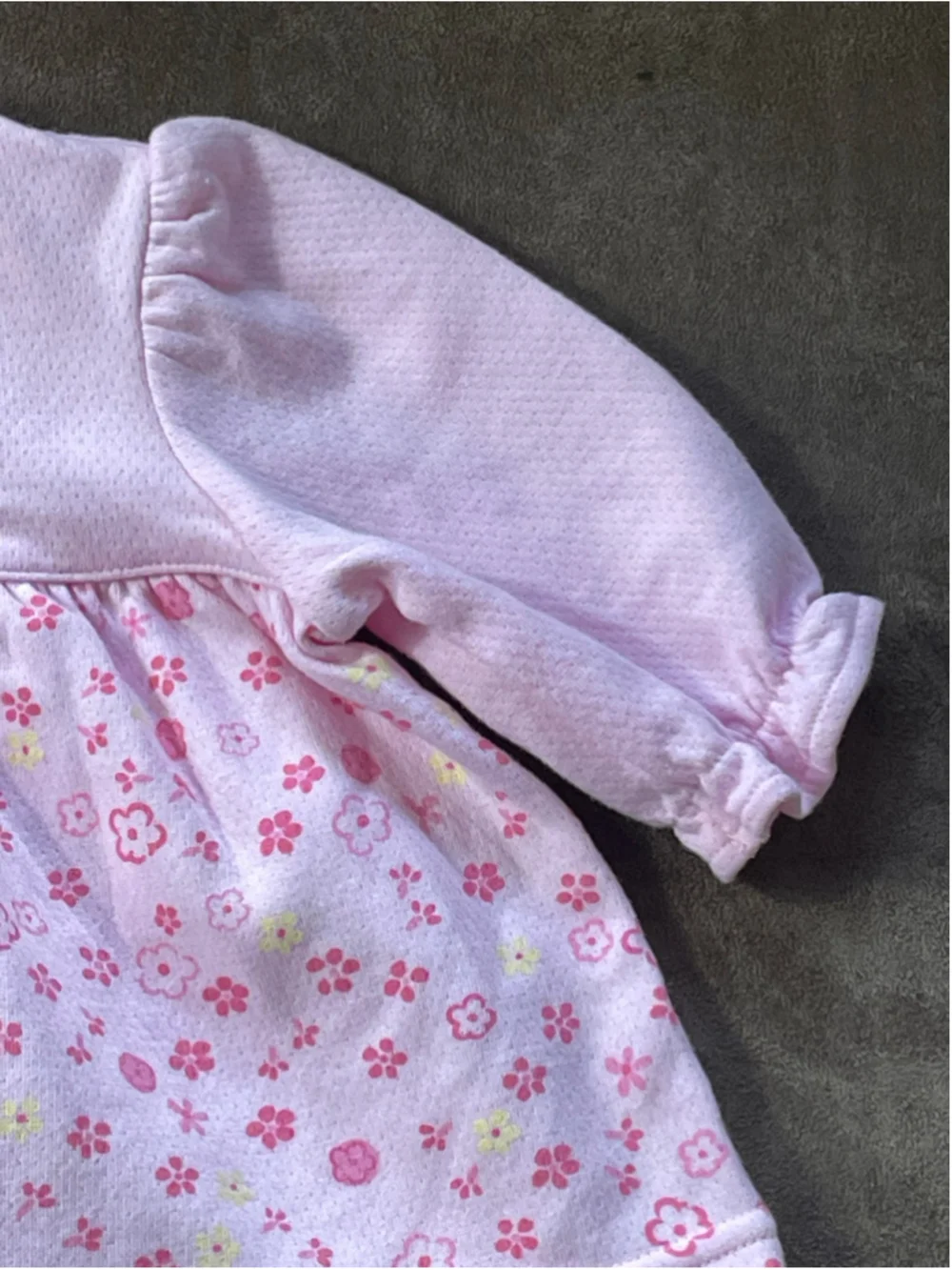 Sesame Street Baby Elmo Pink Ditsy Floral 2 Piece Newborn Pant Set Vintage y2k